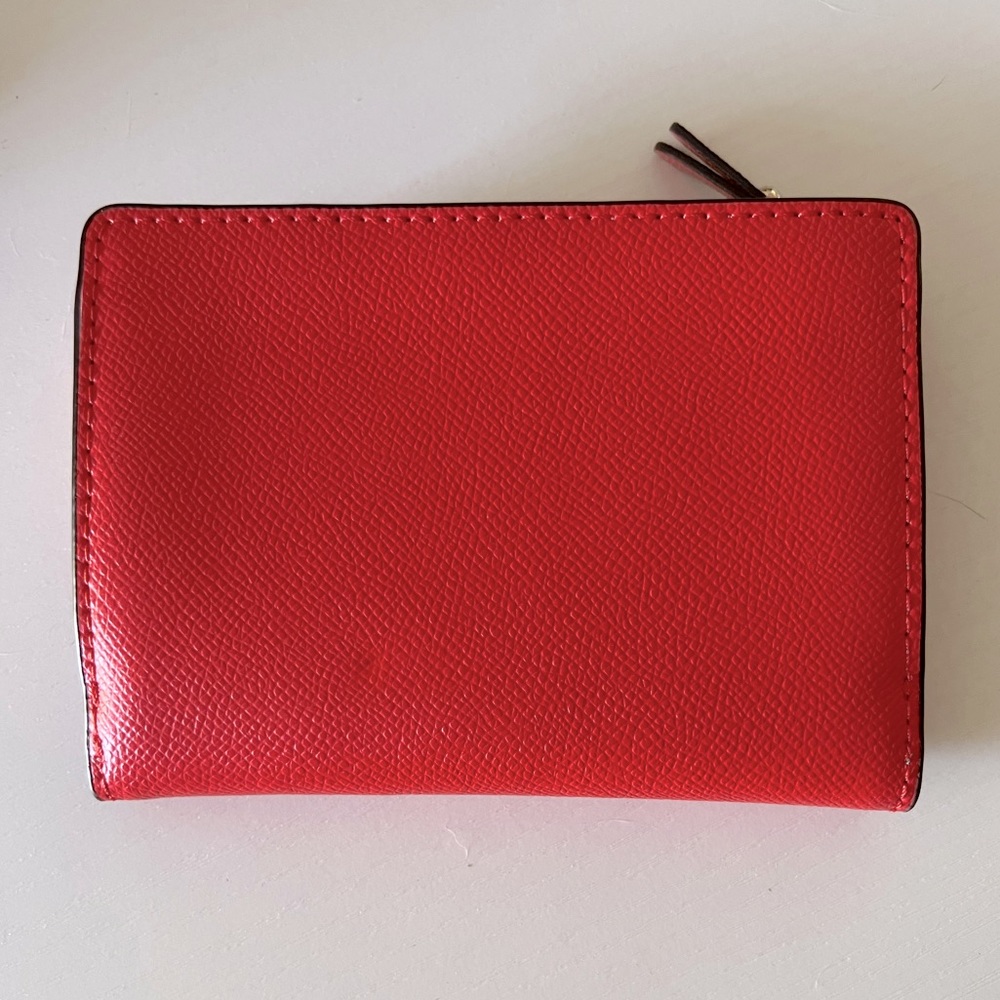 SALE MICHAEL KORS Versatile Color Block Saffiano Leather Wallet With Card Holder - Picture 6 of 15